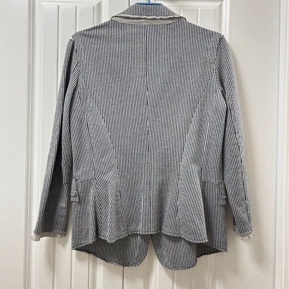 Vintage 90’s Marithe Francois Girbaud Striped Blazer - Picture 4 of 11